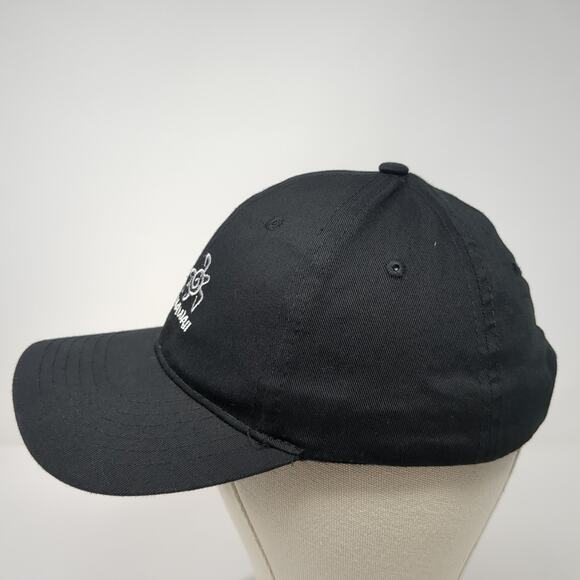 Hawaii Strapback Baseball Cap Black OS Adjustable Surfware Hawaiian Classics - Picture 3 of 9